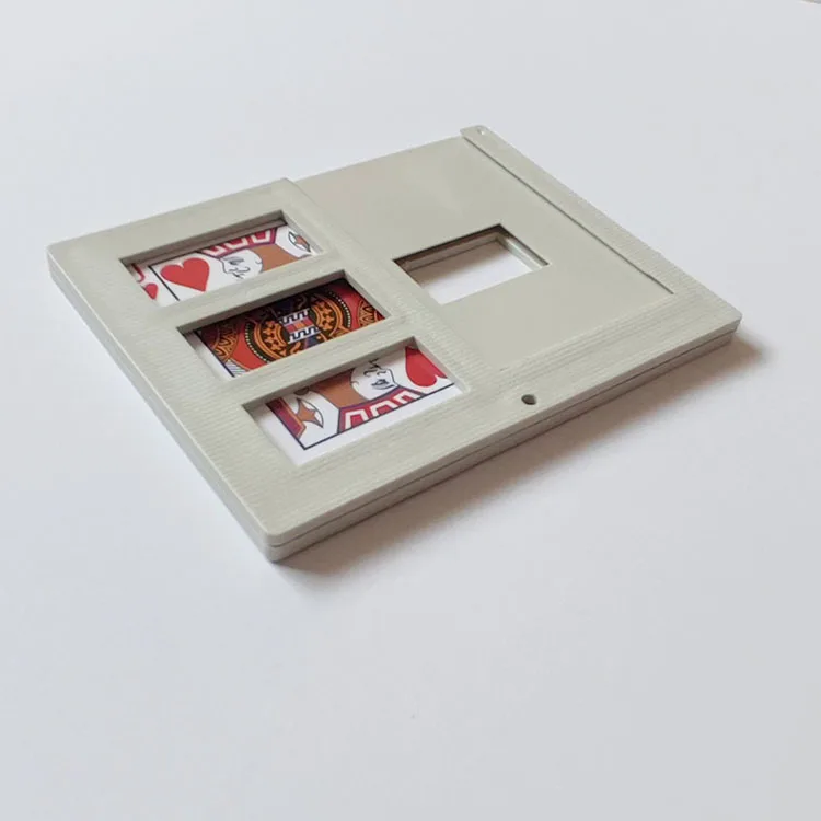 Classic Stage Magic Trick Zig Zag Photo Frame Magic Tricks Cut Card Restore Illusion Magic Prop Toy Easy To Learn