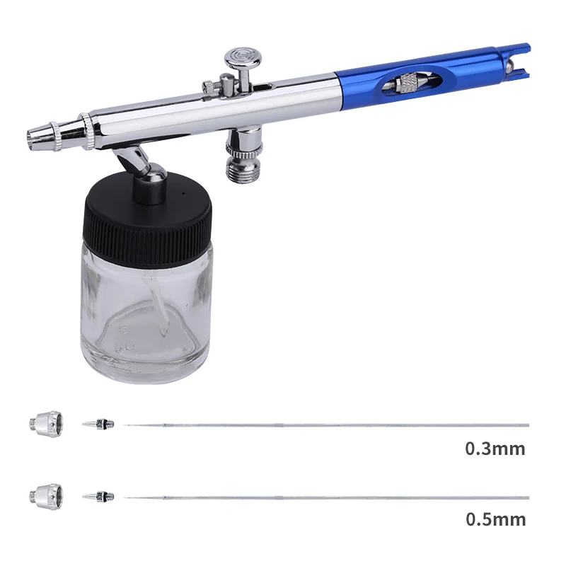 Siphon feed  dual action airbrush gun
