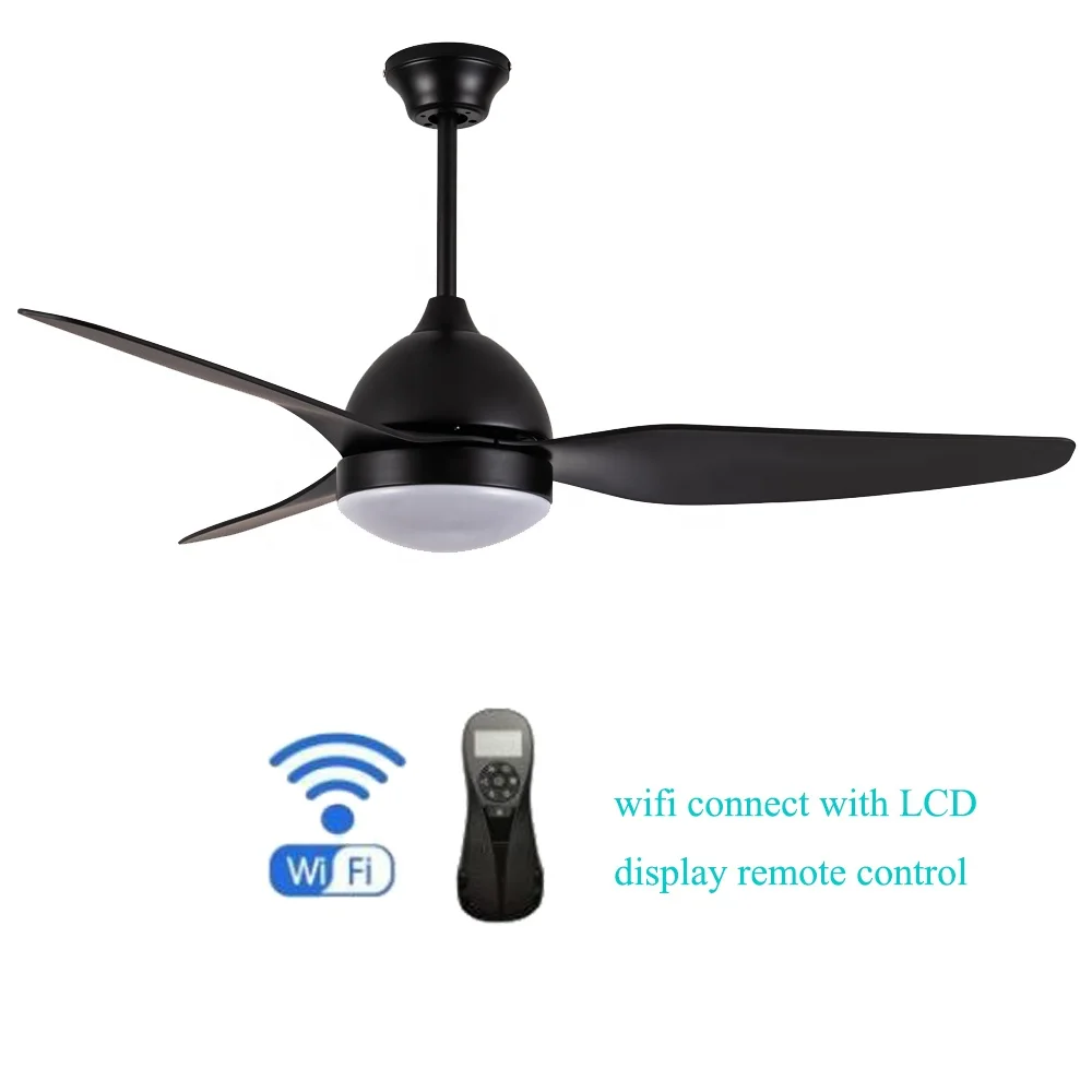  Новый дизайн DC энергосберегающие 50 дюймов пульт дистанционного управления wifi интеллигентая (ый) умный декоративное освещение с регулировкой яркости LED потолочный вентилятор