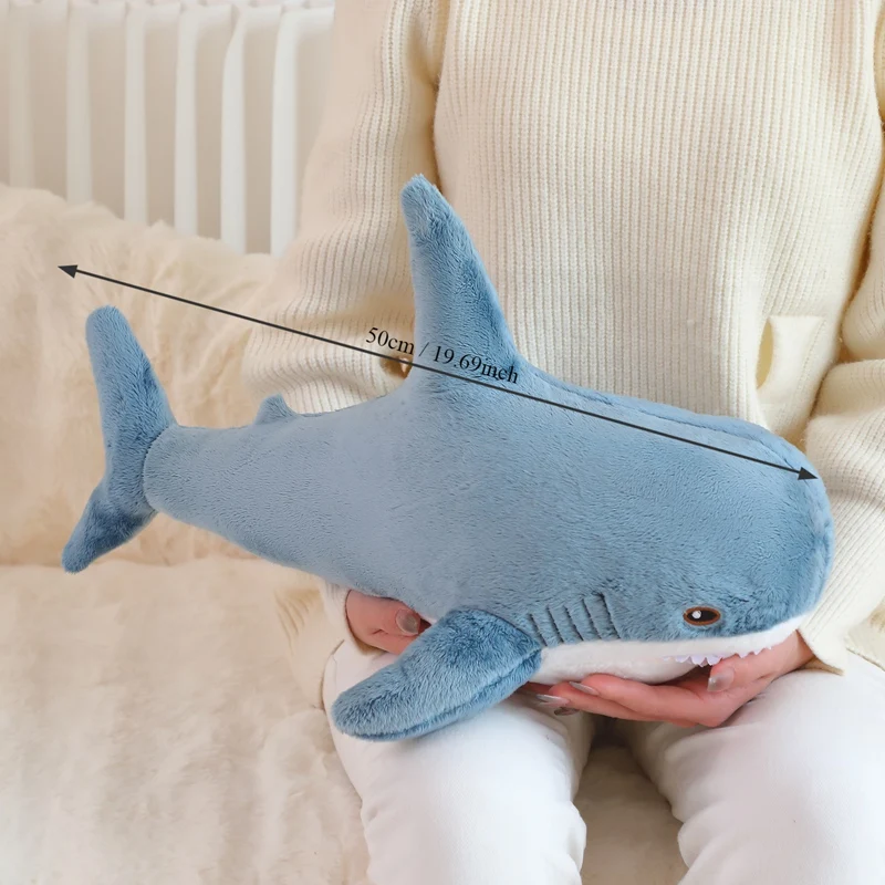 New Arrival Soft Plush Shark Shaped Toy Custom Plush Toy hammerhead shark Stuffed Animal Toys Bed Pillows Wholesale
