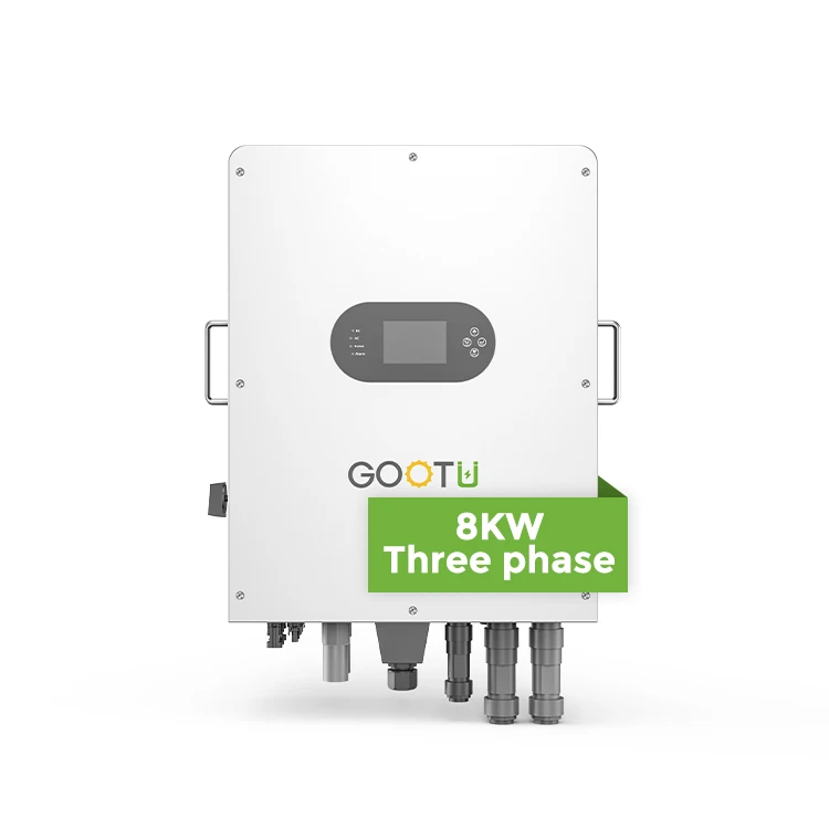Трехфазный Гибридный солнечный инвертор Ip65 380Vac 8000 Вт Mppt Wifi 8 кВт низкочастотный gotu