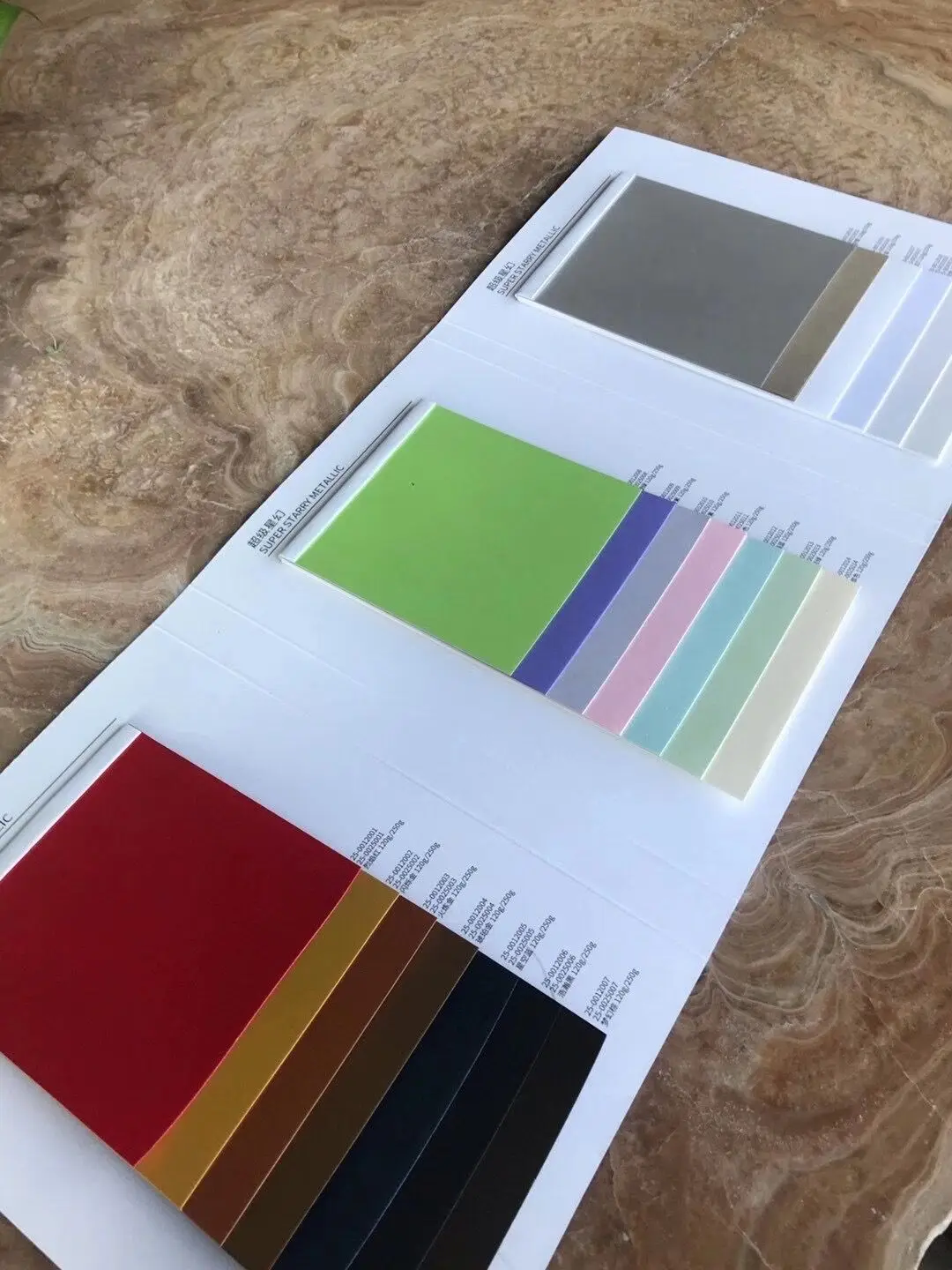 Drop ship 120gsm customized size metallic pearl craft cardstock paper