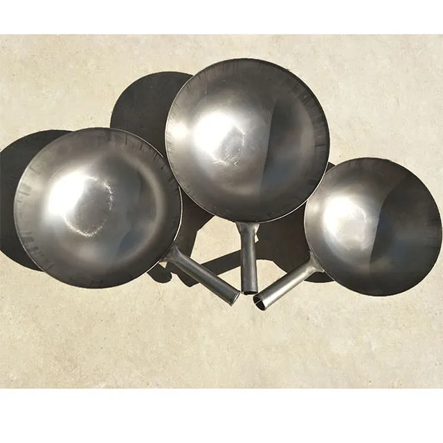Chinese Hotel cast iron cookware wok pan round bottom carbon steel cooking pan