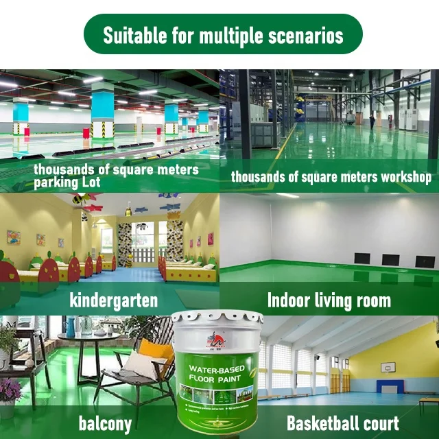 Eco-friendly Waterborne Resin Floor 3d Painting for Ground And Building Coating