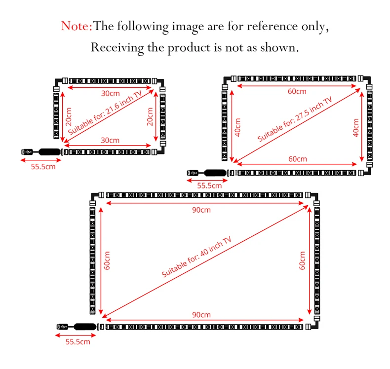 Smd5050 Usb Powered Dc5v Decoration For Tv Ktv Theatre Compute Mood Ip65 Color Dmx Led Strip Light With Remote Controller Kit