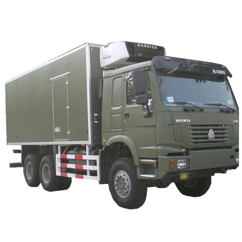 SINOTRUK HOWO 6X6 AWD 336HP 20T REFRIGERATED TRUCK CARGO TRUCK MODEL ZZ2257N4667A