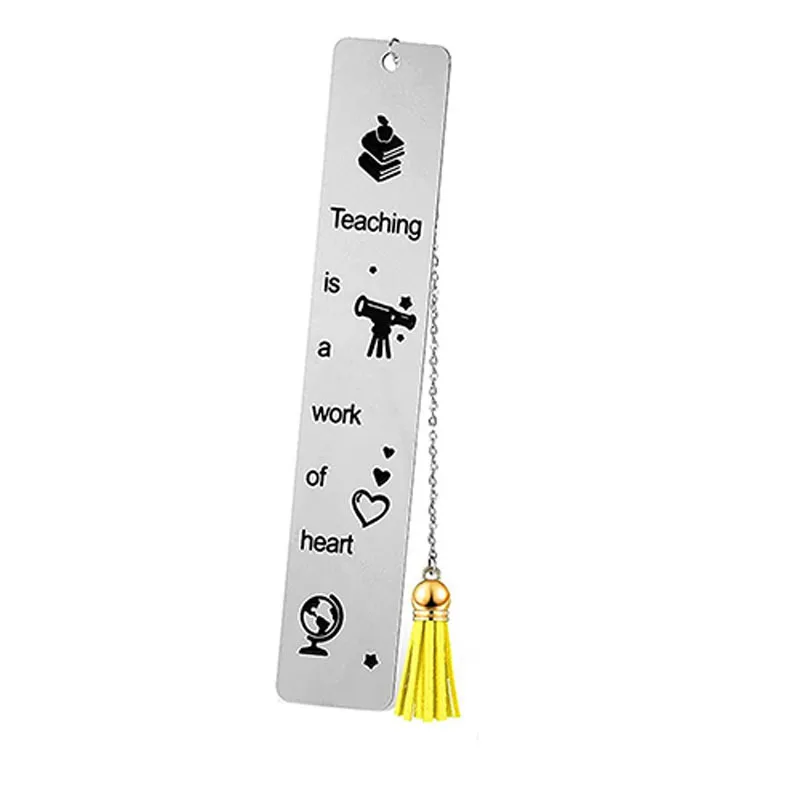 Сделай Сам, закладка из нержавеющей стали для Дня учителя, подарки на выпускной