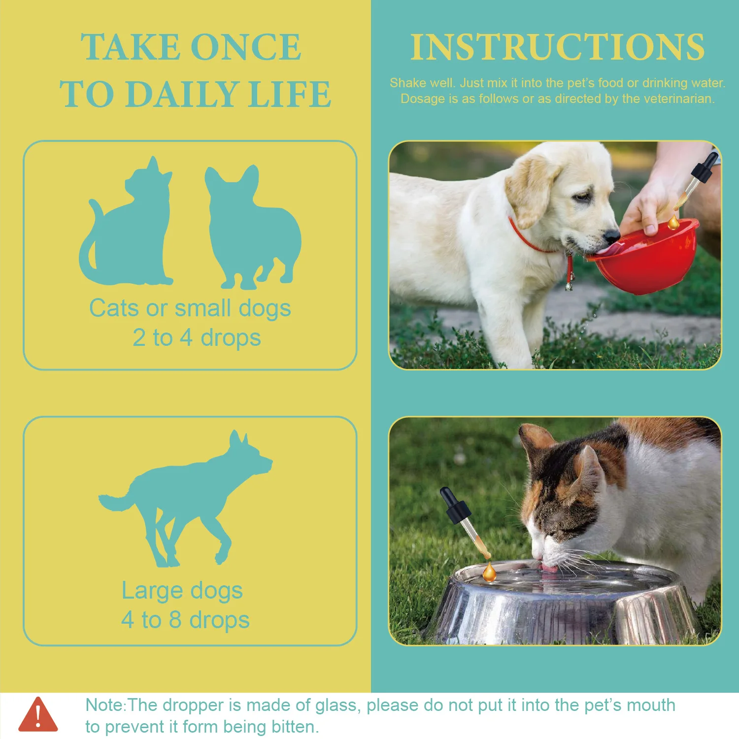 Dog&Cat Probiotics and Digestive Enzymes, Probiotics Liquid for Pets, Probiotics for Pet Digestive Health, Wholesale Customized