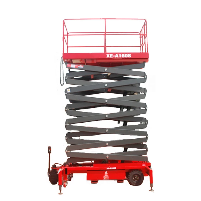 manual Aerial Platform Made in China hydraulic scissor lift forklift on sale 6m lifting