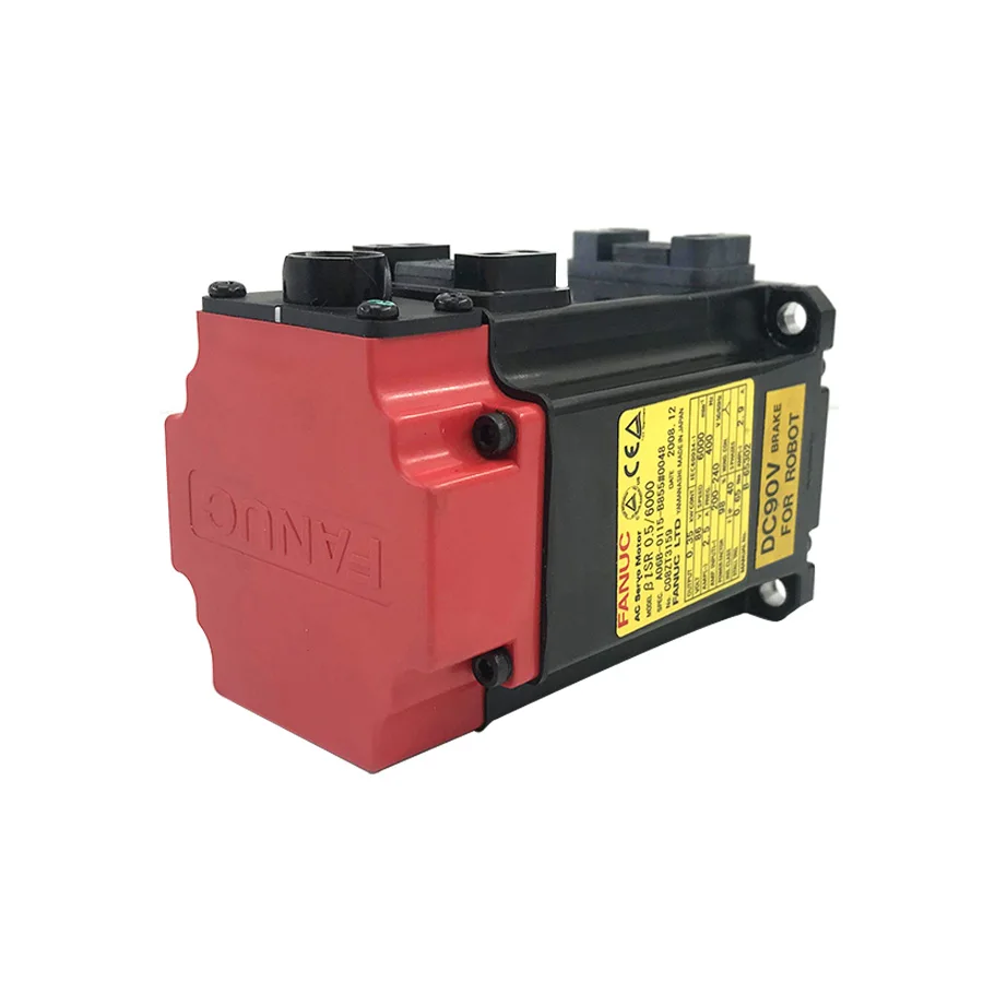 Made in Japan Fanuc A06B-0115-B855  Fanuc Robotics BiSR 0.5/6000 AC Servo Motor 0.35k