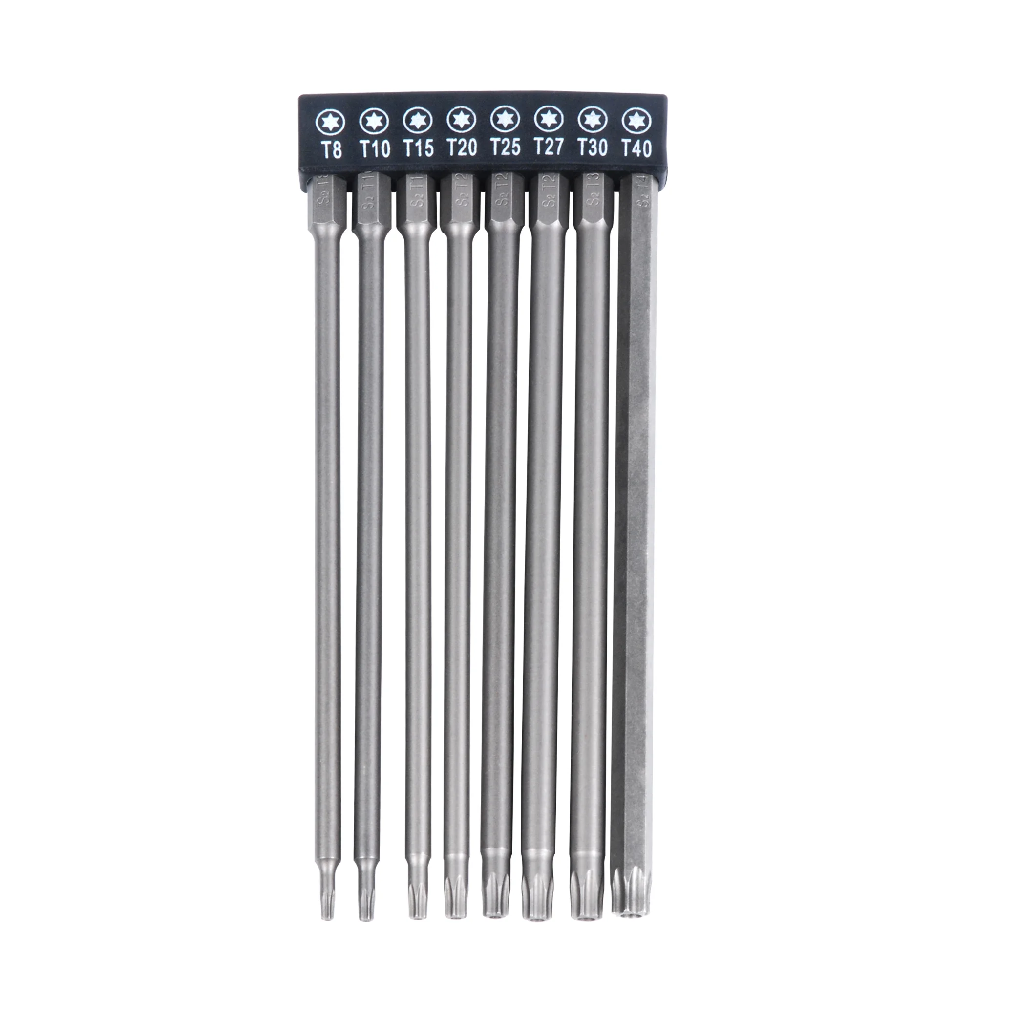8pcs Factory Direct Repair Hand Tool S2 Steel 150mm Torx T8-T40 Screwdriver Bits Set