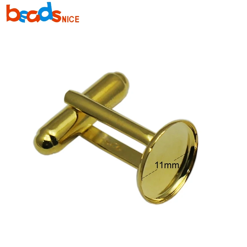 Simplicity crown custom logo cufflinks cufflink gold marry