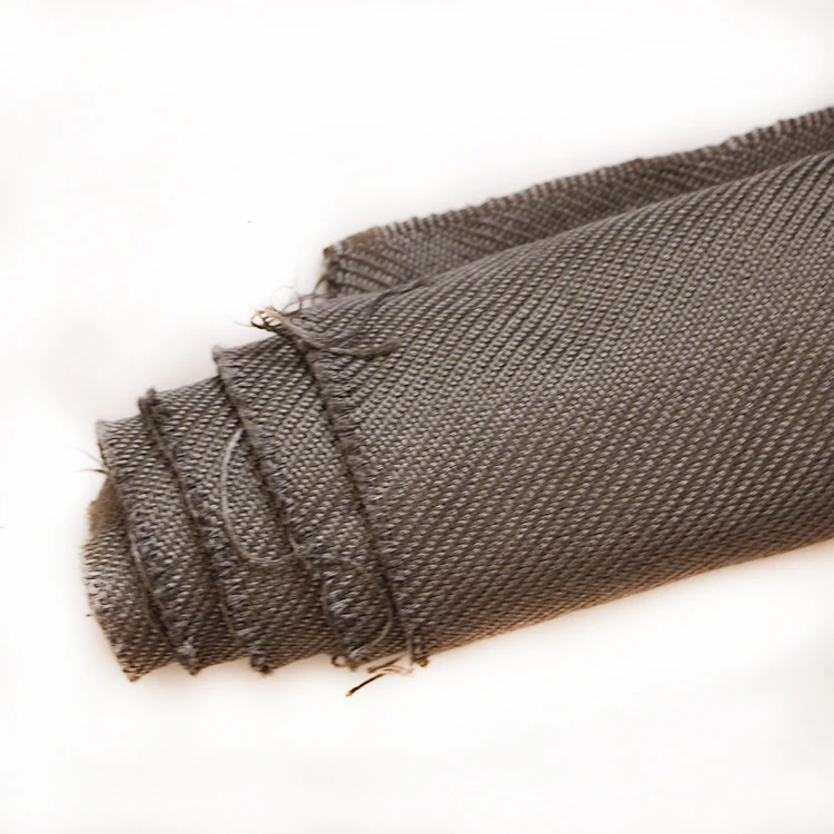 2mm thickness fecral  iron chrome aluminum  fiber woven fabric for burners