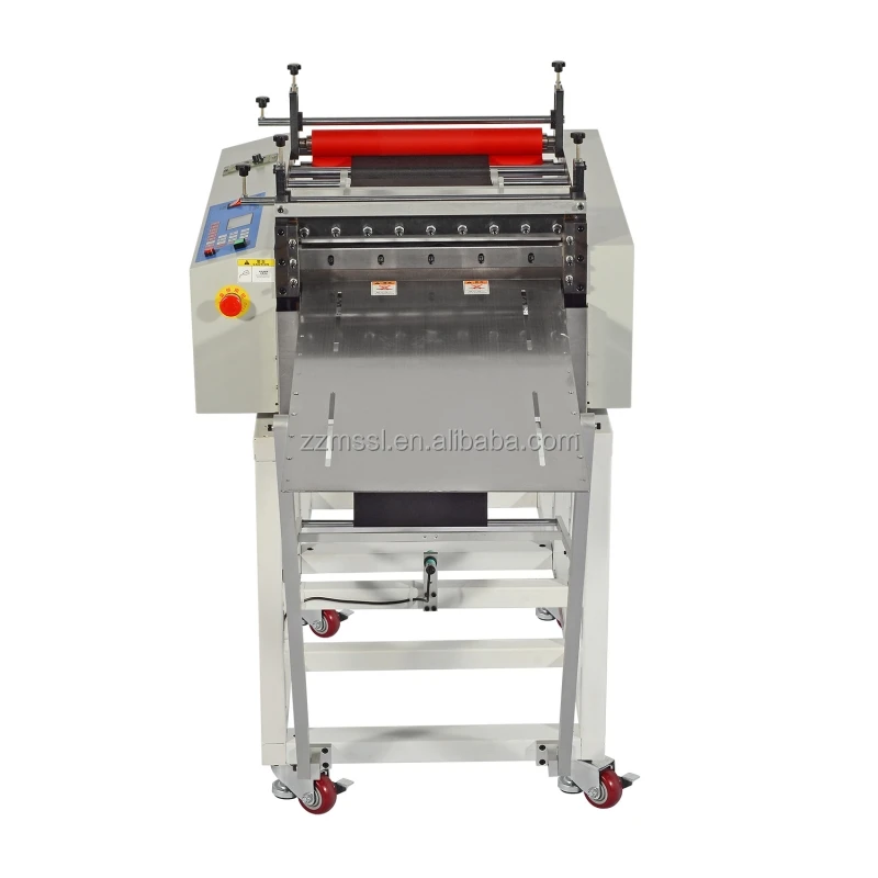 Automatic canvas eva pvc pe non woven cutter film fabric cross aluminum foil paper pvc roll to sheet cutting machine