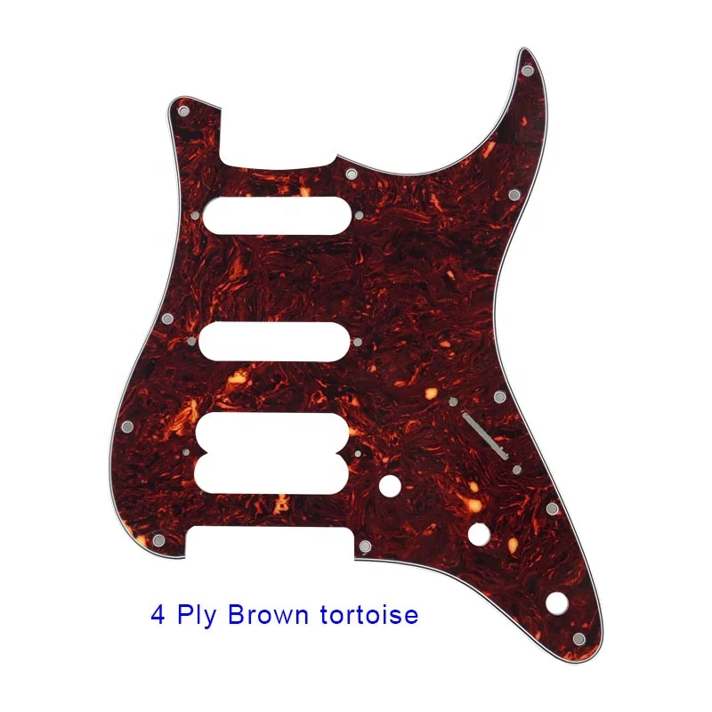 Pleroo Guitar Accessories Stratocaster Player Humbucker Standard ST HSS Guitar Scratch Plate pickguard for Fender