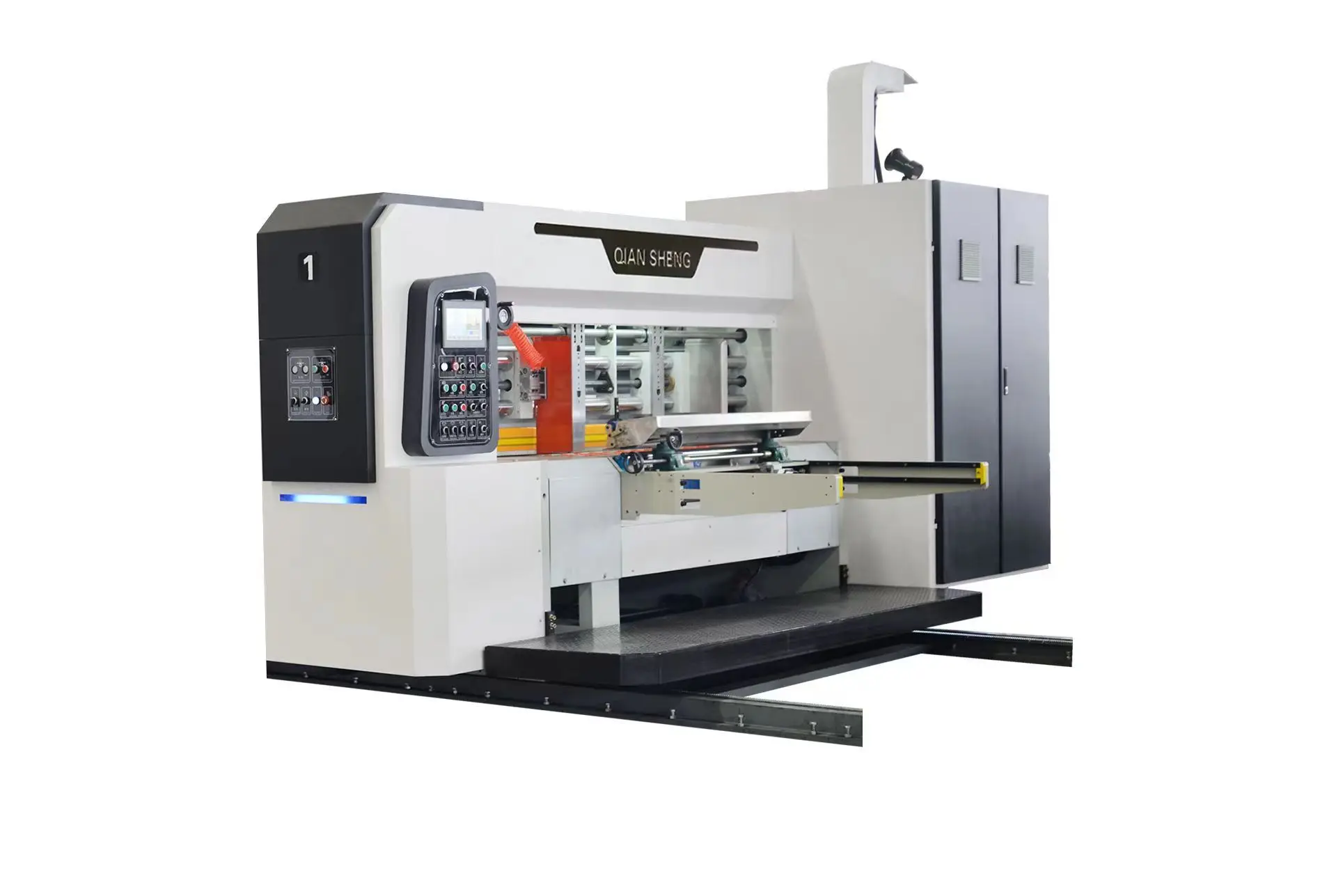 Professional Factory Full Auto Pizza Box Flexo Water Ink Printer Slotter Die Cutter Machine/Corrugated box printing machine