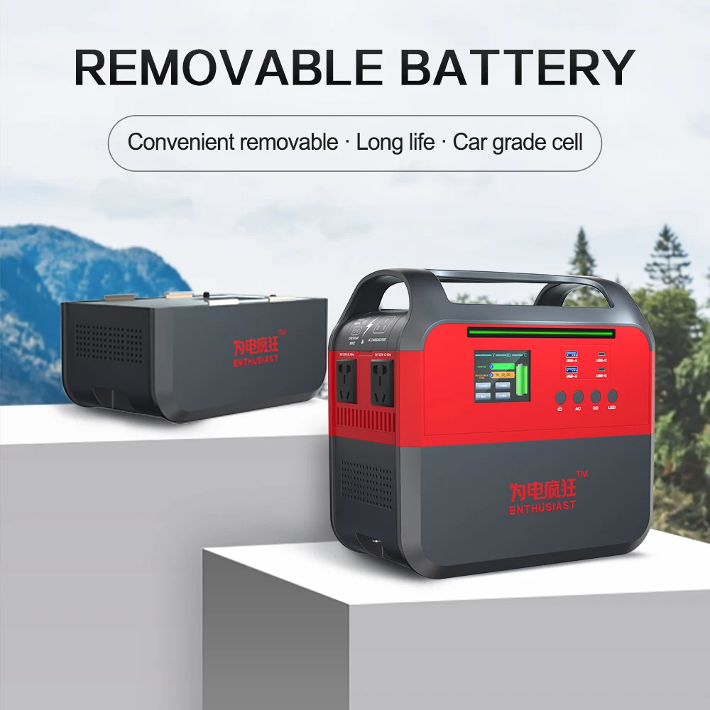 Power Station 220V Outlet Solar Solar Energy Portable Power Station System for Camping Laptop