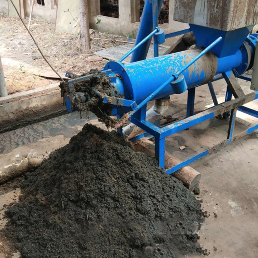 Farming equipment Poultry excrement dry and wet separator cow dung machine
