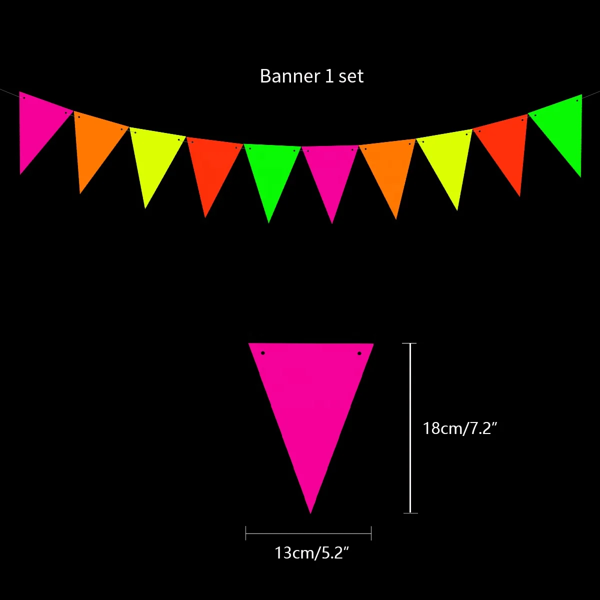 UMISS 44PCS Wholesale Amazon Fluorescent Balloon Luminous Night Birthday Party Theme Bar Decoration Supplies