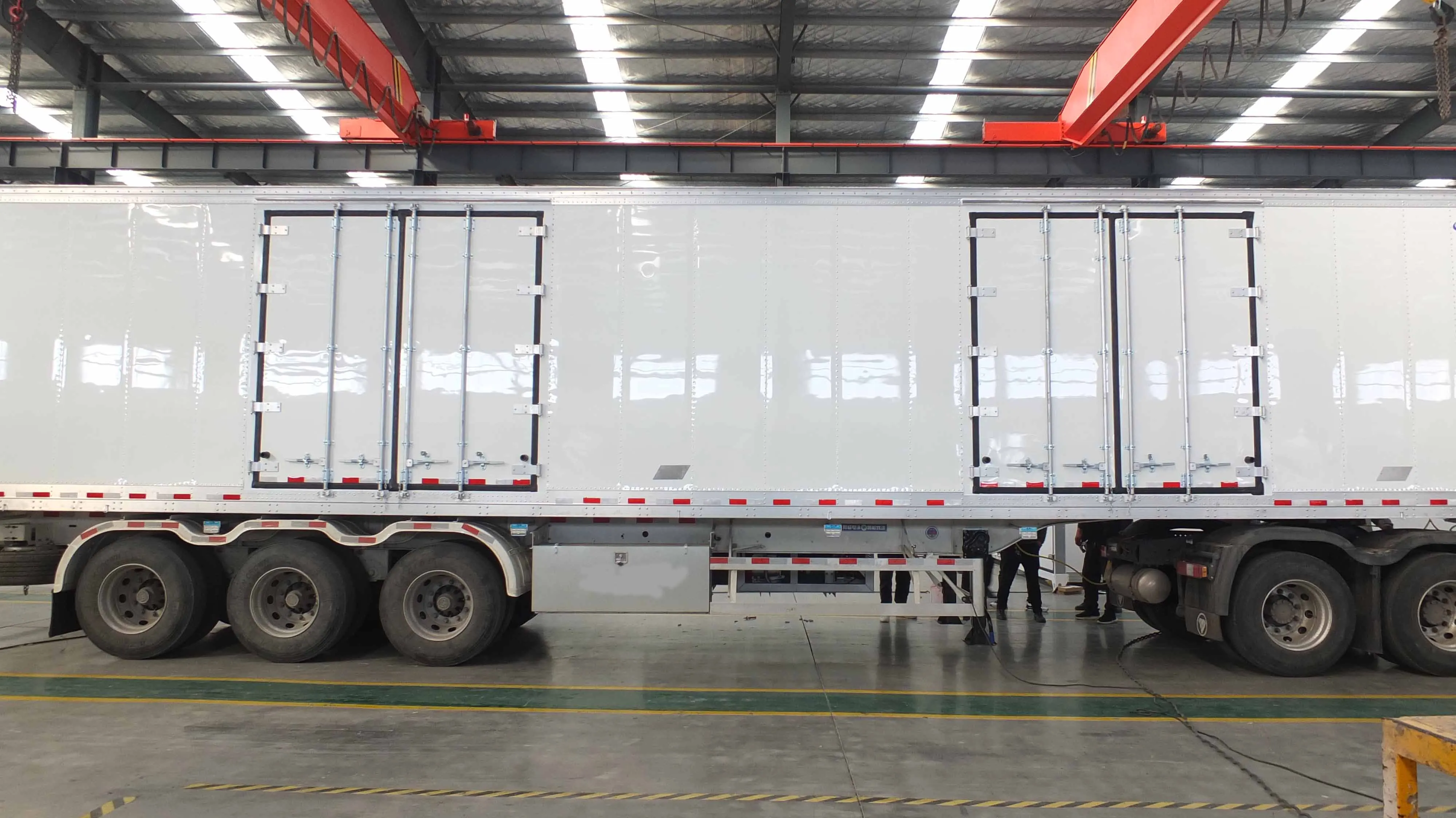 30tons 40 tons 40ft 45ft refrigerated trailer cooling van freezer semi trailer cimc refrigerated trailer
