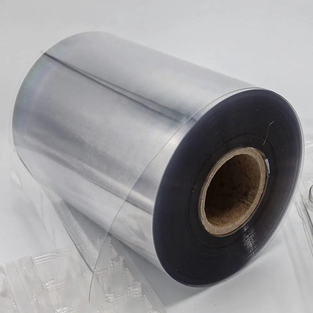Factory direct cheap price transparent clear antistatic pet rigid film for food container vacuum packaging