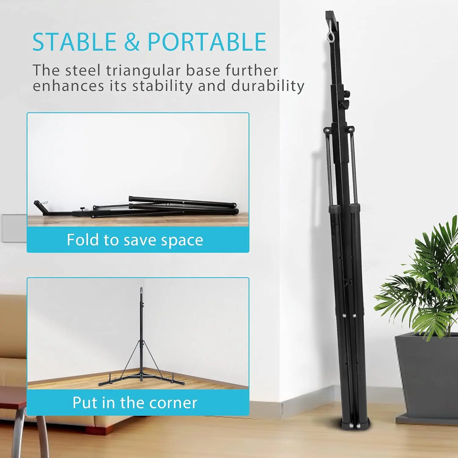 Height Adjustable Punching Bag Stand,Boxing Steel Sandbag Rack Freestanding Heavy Bag Stand without Boxing Bag