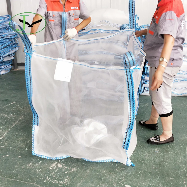 Gravel 1000Kg Big Factory Lifting Ton Bag Virgin Fibc Customized Big Waterproof Bag