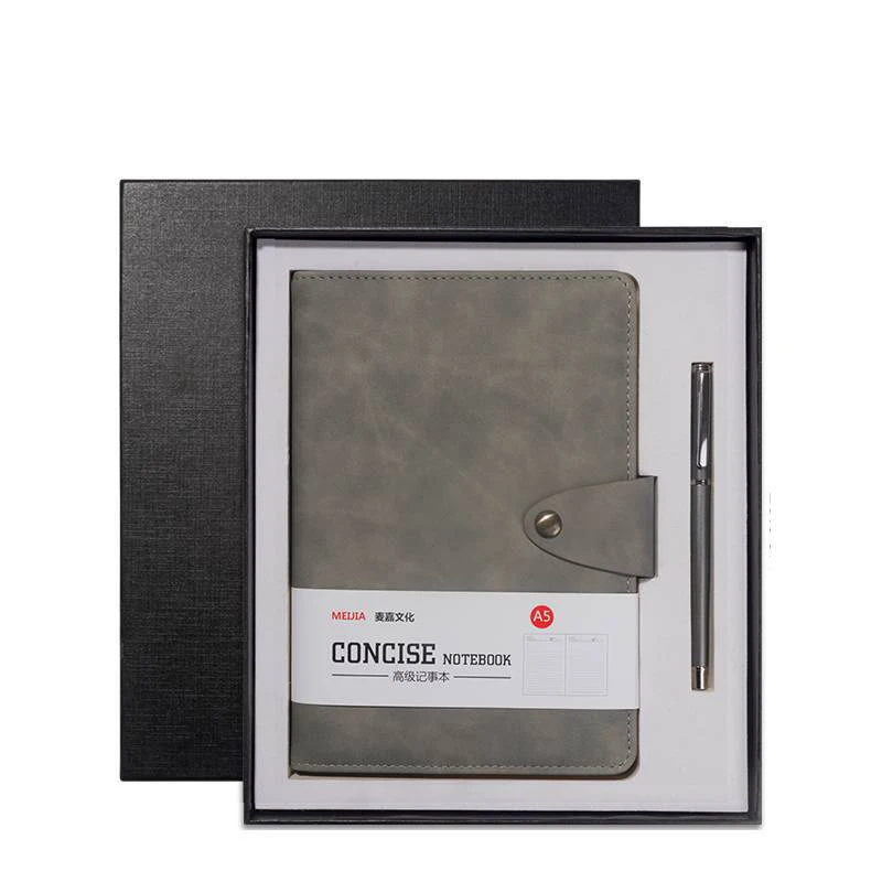 customization A5 B5 A4 simple sleeve core notebook skin-feeling sheepskin business notebook high-end gift notepad with buckle