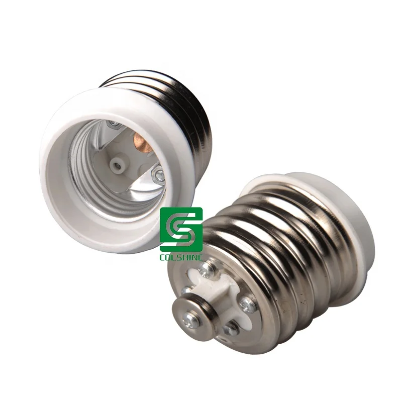 Light Bulb Socket Adapter E40-E27 White Converter