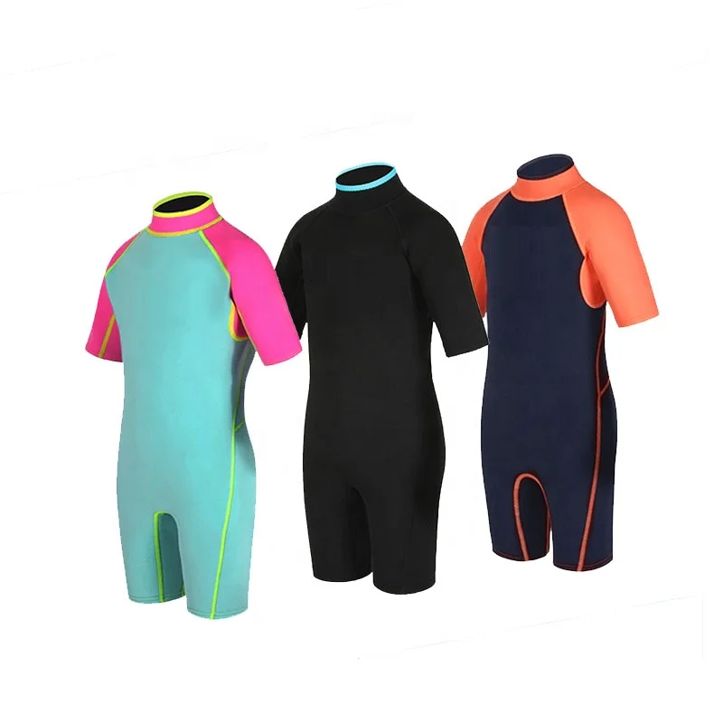 Children Boy Swimsuit Kids Children Swimwear Boys Cute Baby Beachwear Surfing Wetsuit Swimwear Cheap SBR/SCR/CR Neoprene 3mm