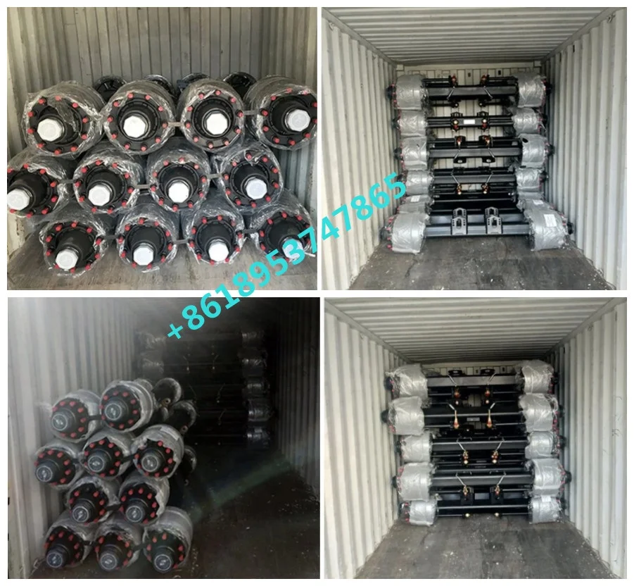 German type Axle 16t ton Semi-Trailer Parts High Quality Safety Trailer Axle