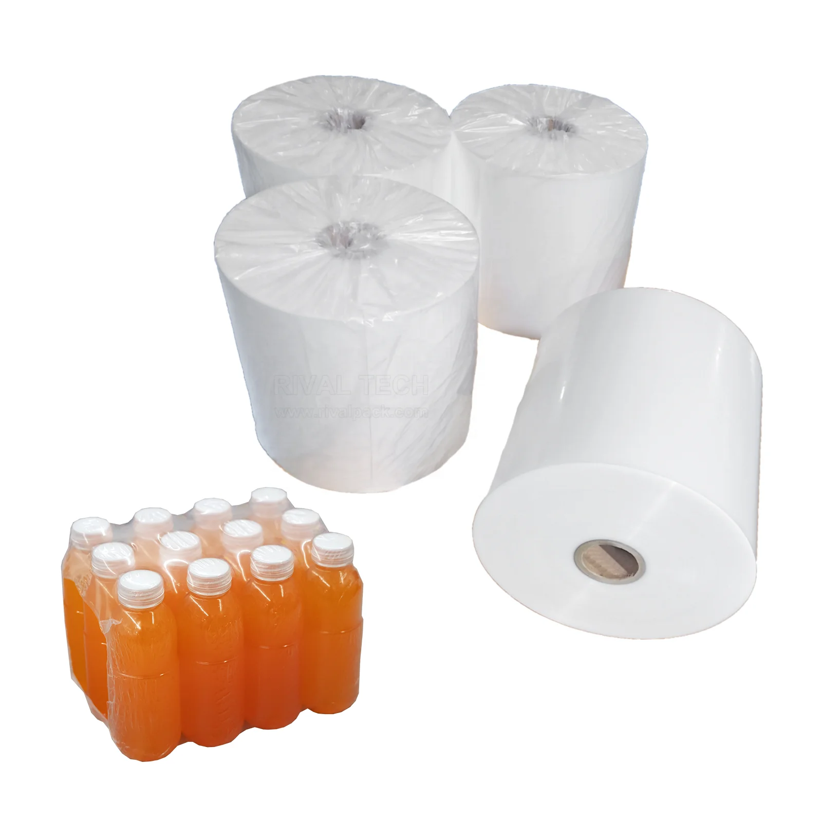 High Quality Competitive Price Custom Shrink Pe Film Printed Mineral Water Bottle Beverage PE Heat Collation shrink film