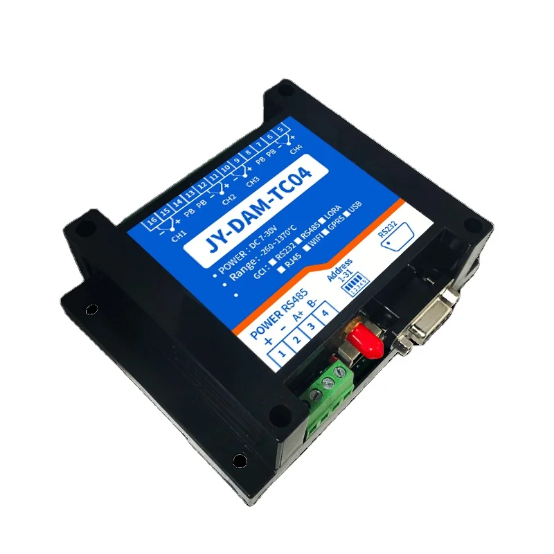 4- thermocouple temperature acquisition module temperature acquisition high precision 24-bit AD industrial grade Modbus