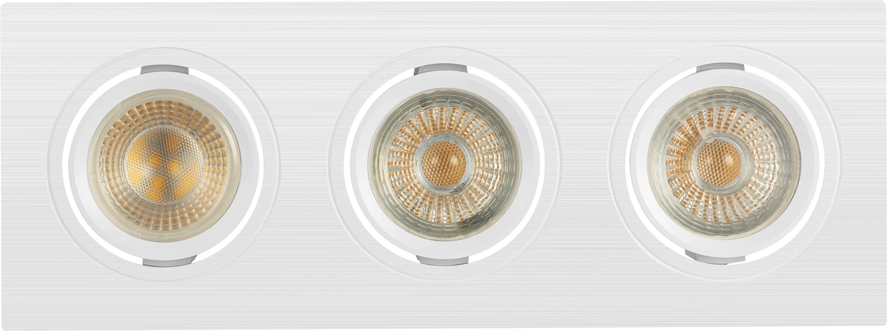 high performance double triple cob module  recessed led light mr16 frame