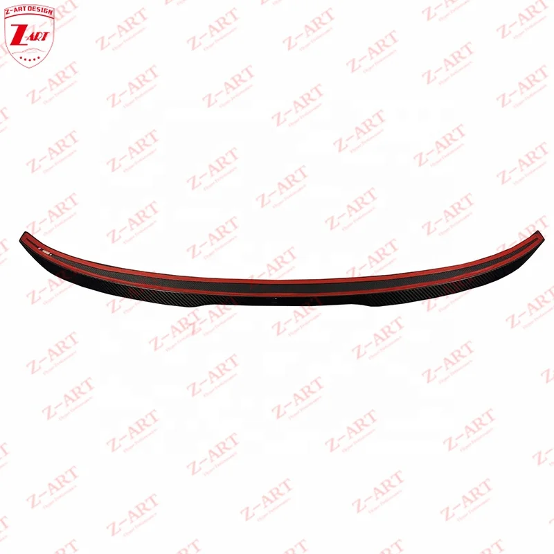 Z-ART 2021+ M4 Carbon Fiber Tail Wing For BMW M3 Carbon Fiber Rear Trunk Spoiler For BMW G80 G82 G20 G22 Rear Aero Wing