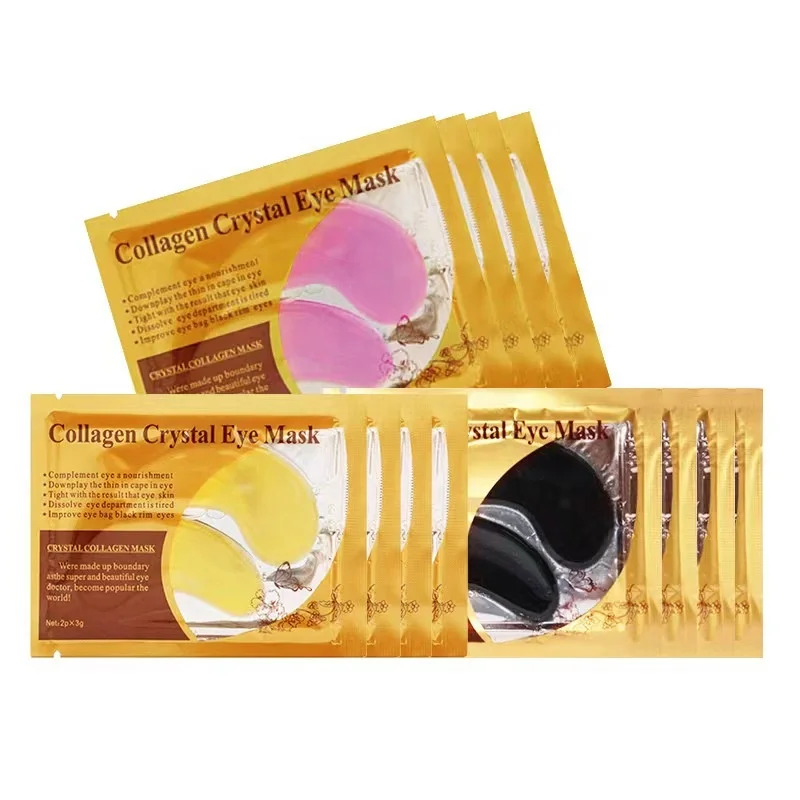 How Sale 24k Gold Collagen Eye Mask Puffy Eyes Solution Wrinkle Remover Eyepatches Parches Para Ojos Eyepatch Eye Mask