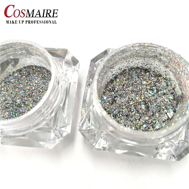 Holographic Pigment Powder Galaxy Holo Large Flakes for Nail Art