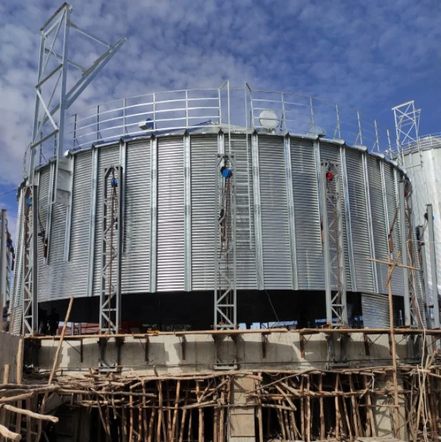 Stainless steel hopper bottom silos