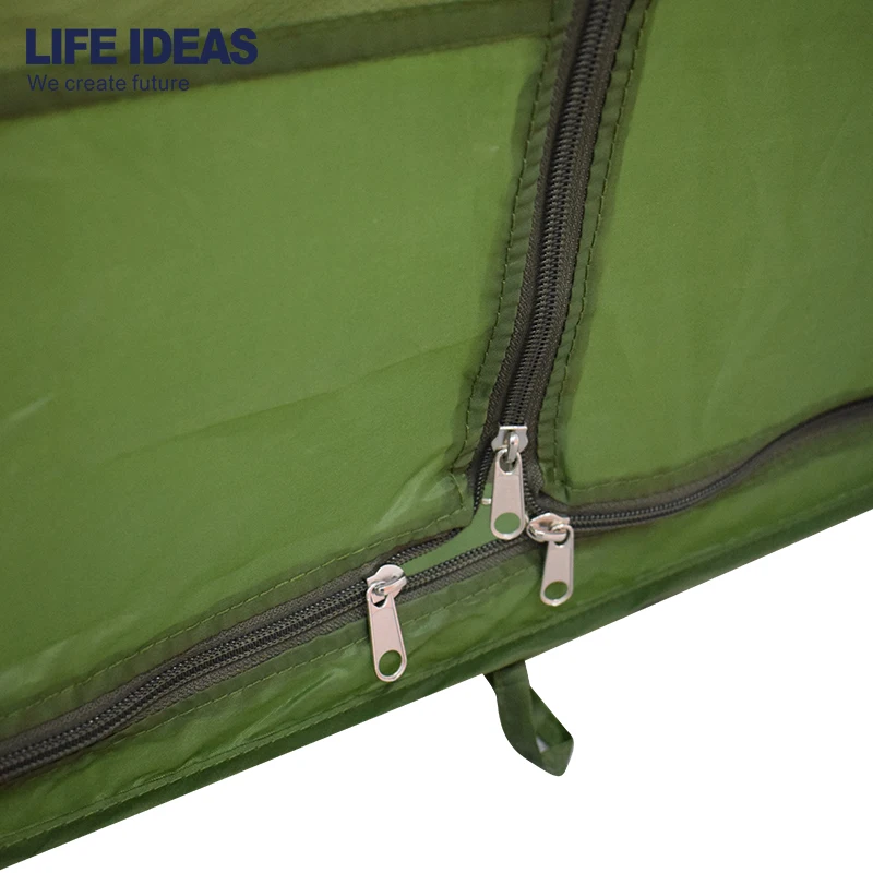 Factory Wholesale Single Foldable Portable Waterproof Anti Mosquito Zipper Outdoor Camping Net Tent