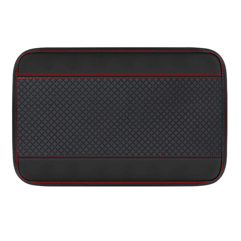 Car Center Console Box Pad Protector Universal Armrest Pad Cover Non-slip Soft Fiber Leather Auto Decoration Styling Arm Rest