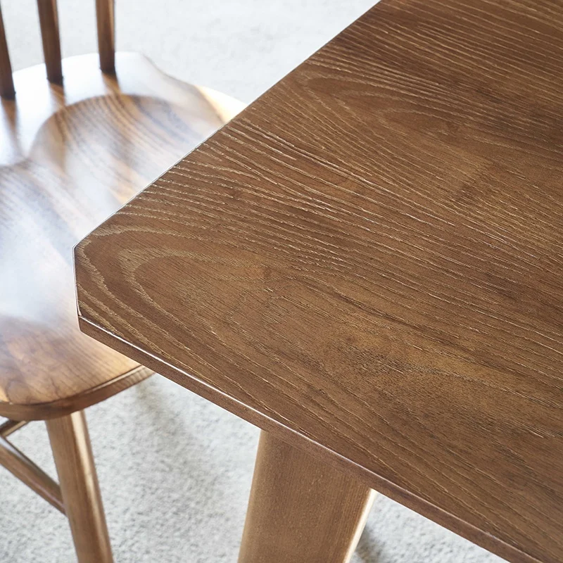 High Quality Wooden Modern Nordic Furniture Restaurant Dining Table Set