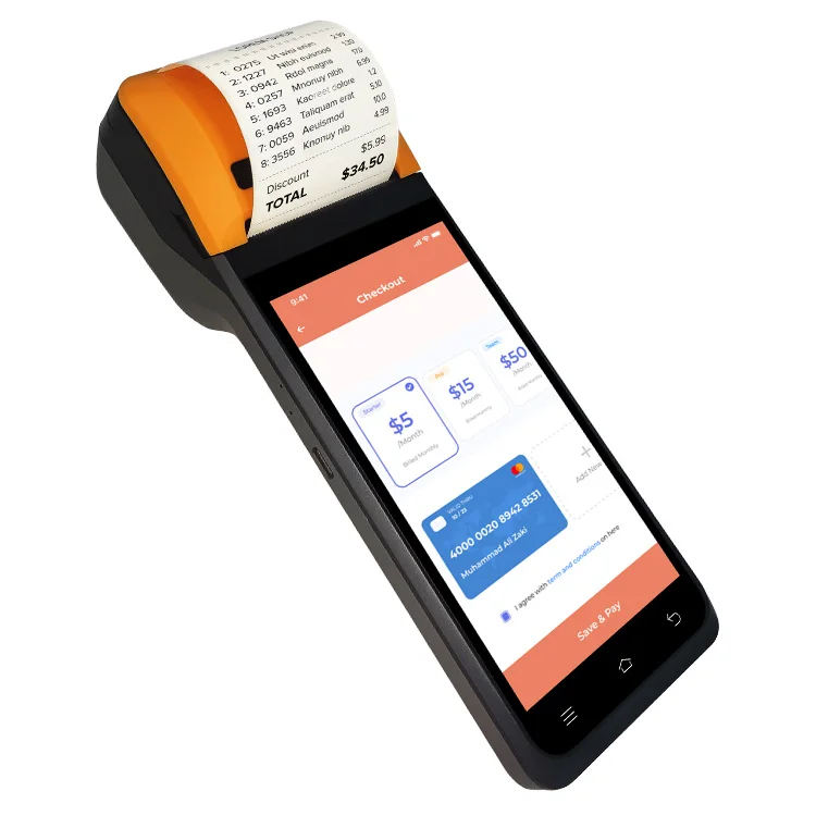 Wireless Data Sports Betting Pos System Handheld Order Devices Bus Electronic Ticketing Machine Pos