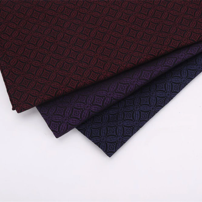 
Factory Wholesale Wine Red/Black Viscose/Nylon/Spandex Breathability for Jacquard Net 