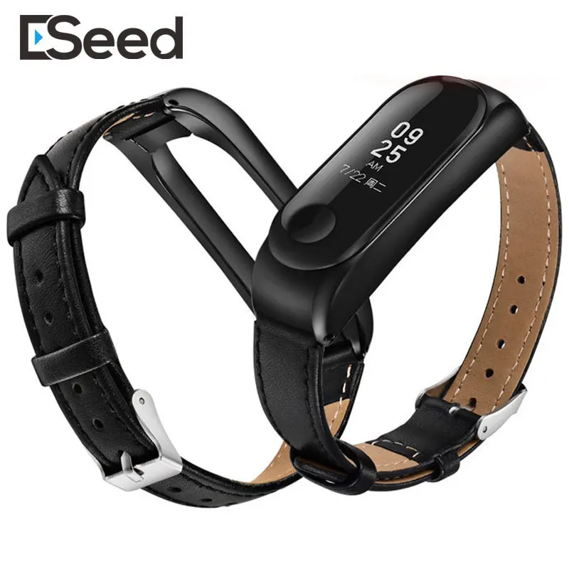 New Arrival Colorful PU Leather Strap For Xiaomi Mi Band 6 5 4 3 Bracelet Replace Wristbands with Metal Case Cover