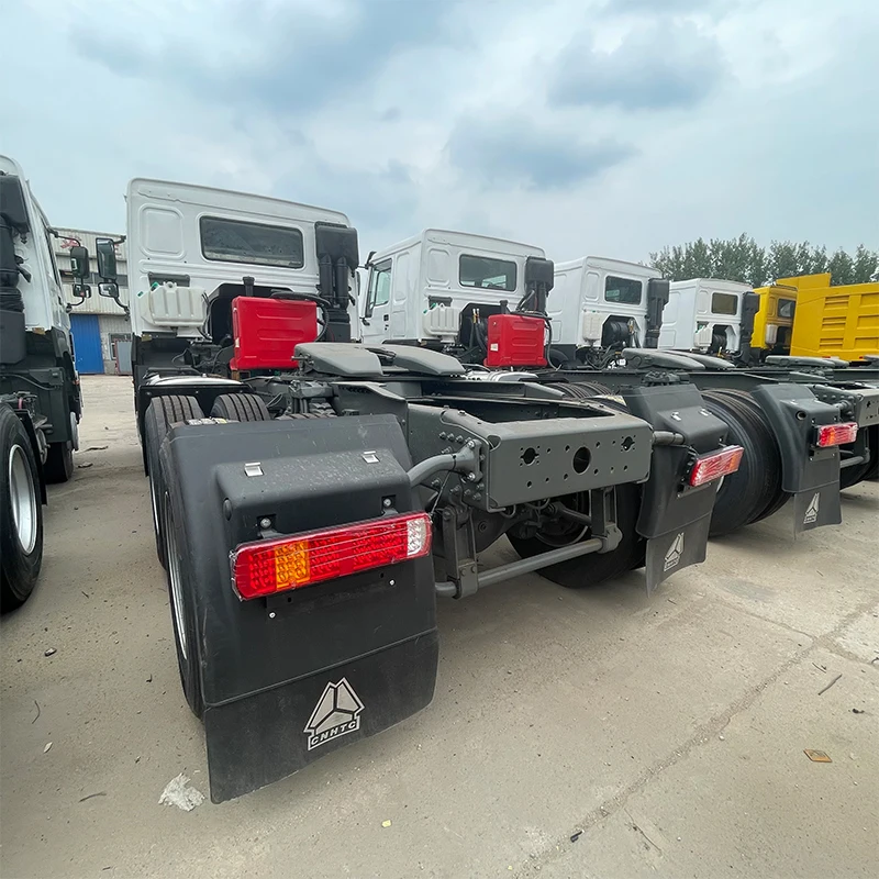 original engine and gearbox truck sinotruck howo used 6*4 420hp tractor truck in stock