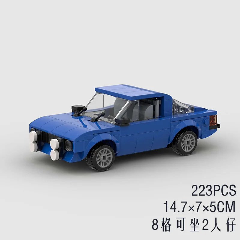MOC Кирпичи MK2 RS гоночный автомобиль чемпион по скорости ралли эскорт супер гонка модель автомобиля F1 конструктор город креативные игрушки для детей