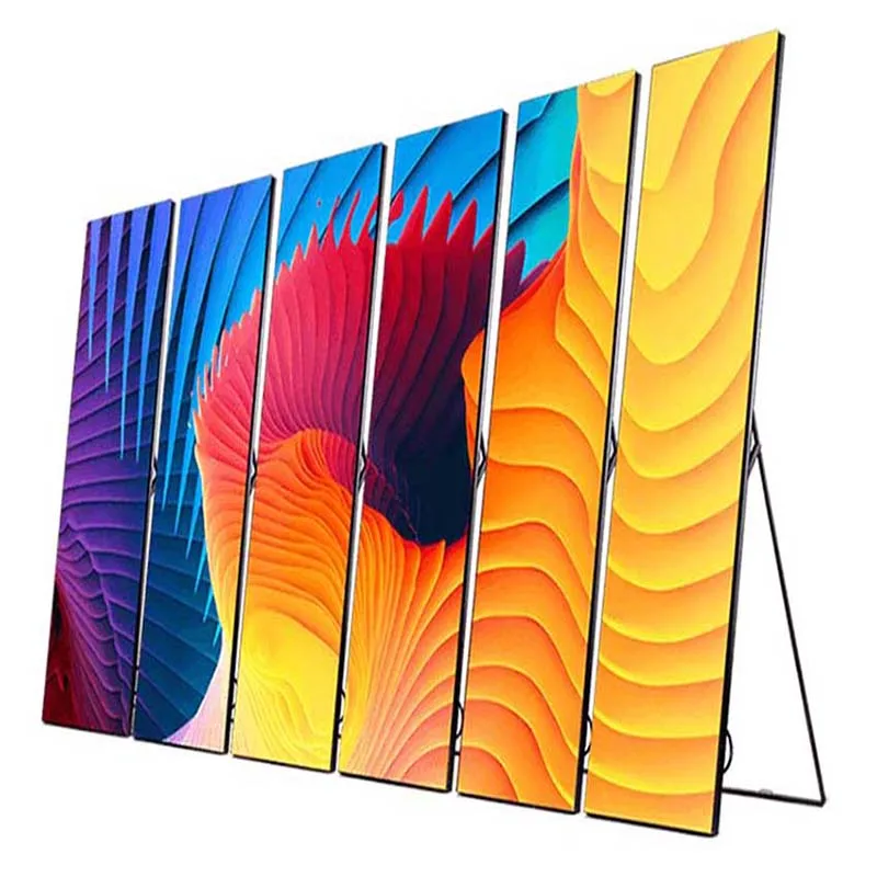 Outdoor Capacitive Indoor P2 Portable Smart Advertising Player Led Screen Poster Display For Shopping Mall