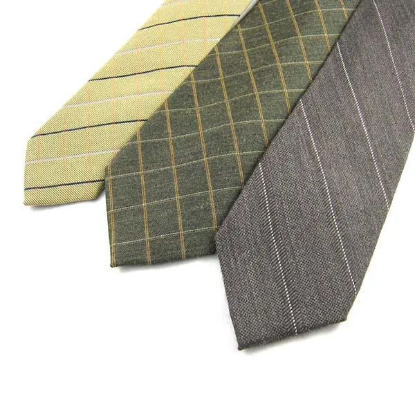 Мужской галстук тонкий шерстяной галстук твидовый узор Шерстяной Галстук