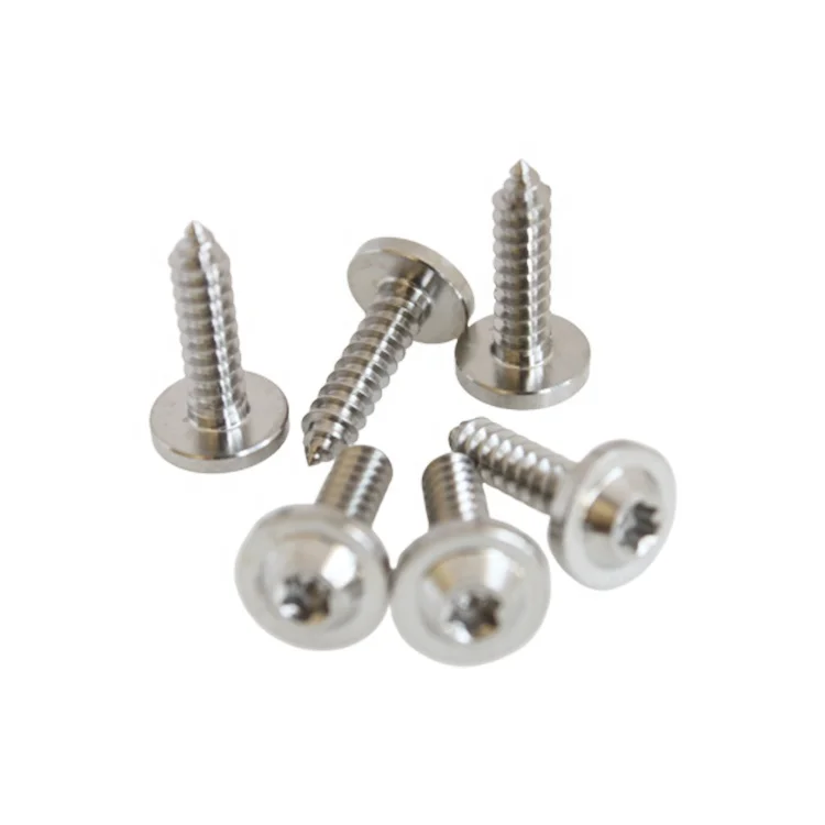 custom M4 M5 Torx socket head self-tapping bolt GR5 titanium screw for motorcycle