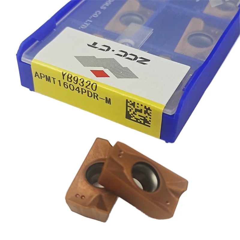 ZCC manufacturer original 90 degree shoulder milling tungsten carbide inserts APMT1604 CNC cutting tools APMT1604PDER